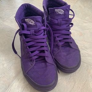 Purple Hi Top Vans